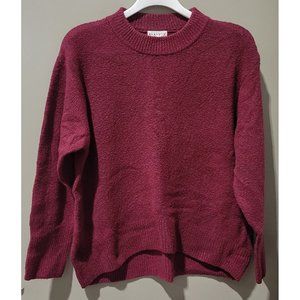 Ava & Viv Burgundy Crewneck Sweater